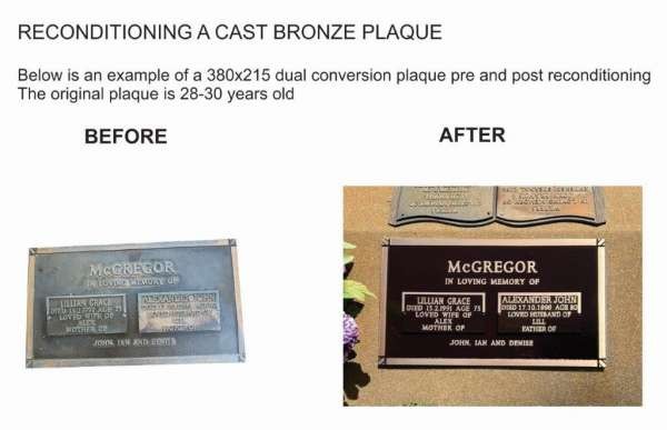 Reconditioned Plaque example