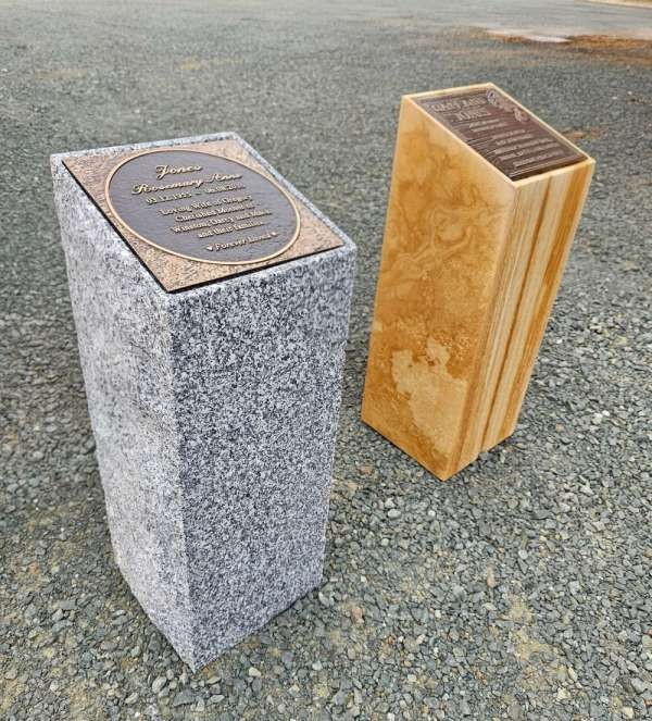 Sandstone Pod and Harcourt Pod with rustic side finish