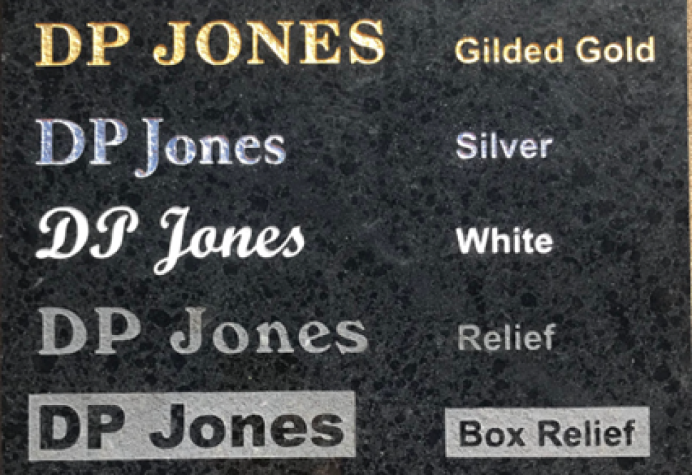 Inscription styles