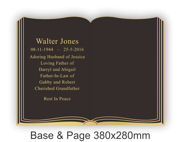Book Base and Page 380x280mm