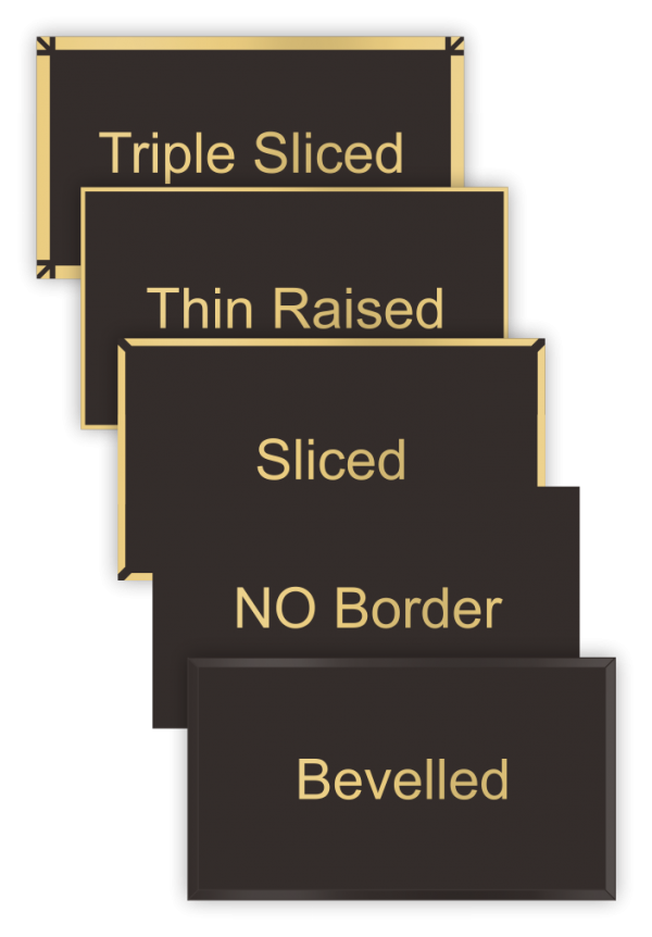 Web- Border options - standard range