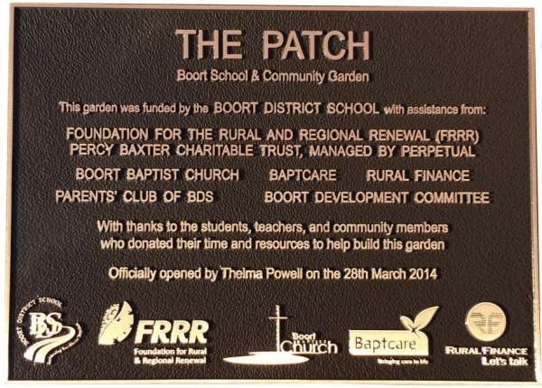 Boort - The Patch
