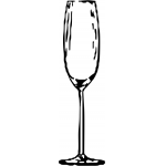 Champagne flute 2