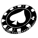 Poker game chip
