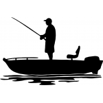 Fishing from boat