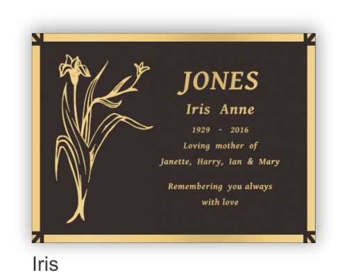 Side Design - Iris - 380x280mm