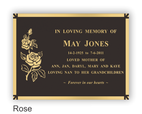 Side Design - Rose - 380x280mm